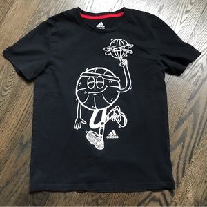 Adidas Cotton T-Shirt Big Boys Size M / 10-12 Years